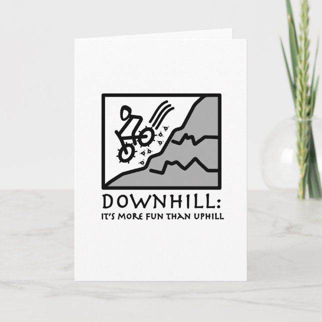Carte VTT Downhill Thrill (Devant)