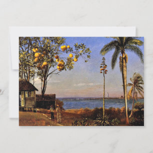 Carte Vue aux Bahamas par Albert Bierstadt