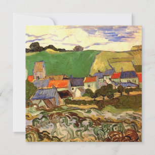Carte Vue d'Auvers par Vincent van Gogh