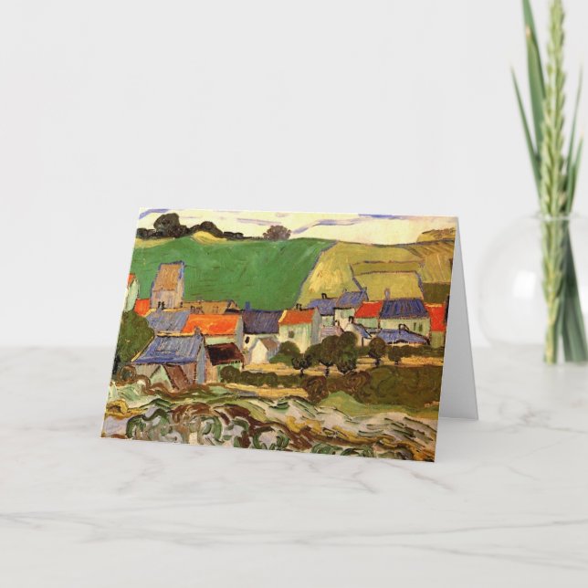 Carte Vue d'Auvers par Vincent van Gogh (Devant)