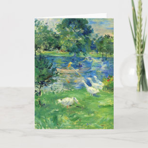 Carte Vue de Bois de Boulogne par Berthe Morisot