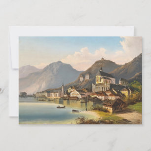 Carte Vue de Hallstatt   Johann Wilhelm Jankowsky