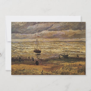 Carte Vue de la mer à Scheveningen par Vincent van Gogh