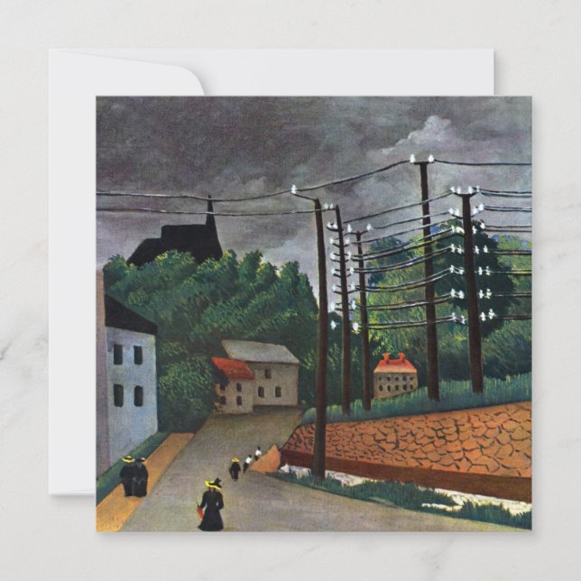 Carte Vue de Malakoff par Henri Rousseau, Art Vintage (Devant)