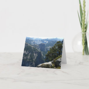 Carte Vue de Yosemite Mountain dans le parc national de