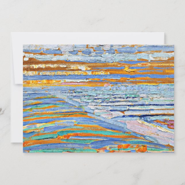 Carte Vue des dunes avec plage et jetée (Devant)