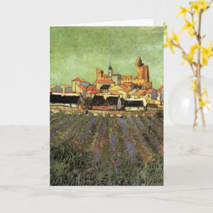 Carte Vue des Saintes Maries par Vincent van Gogh