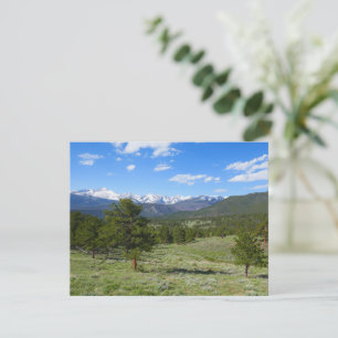Carte Vue panoramique des montagnes Rocheuses