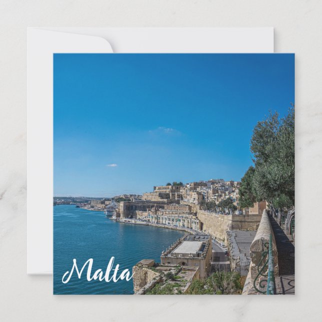 Carte Vue panoramique sur le mur de la ville et le port  (Devant)