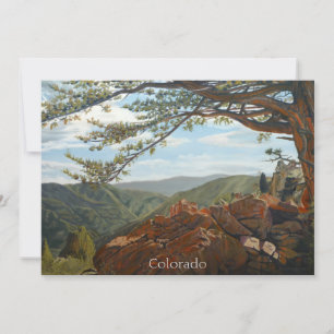 Carte Vue pittoresque Montagne Paysage pastoral Vista