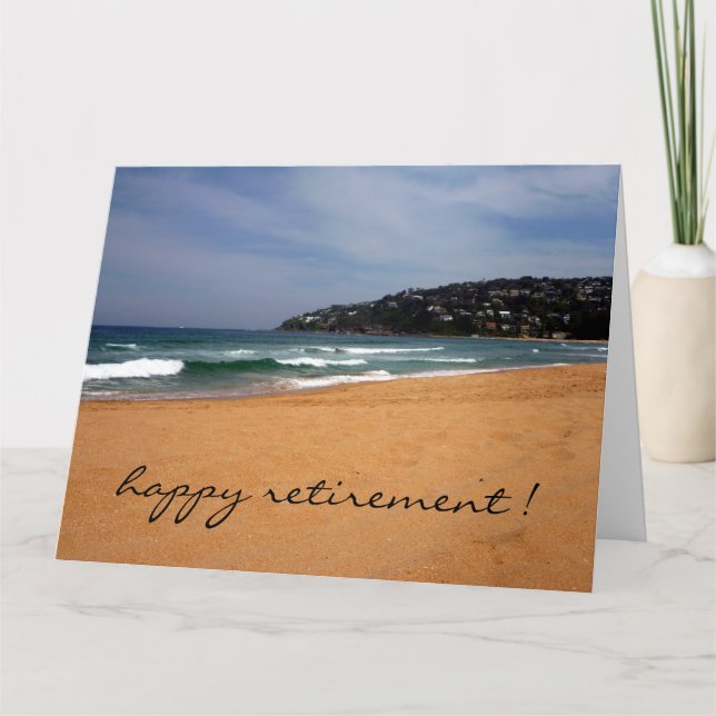 Carte vue plage grand (Devant)