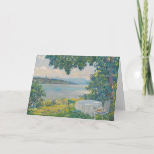 Carte Vue sur le lac Starnberg Edward Cucuel