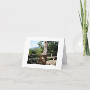 Carte Vue sur les montagnes