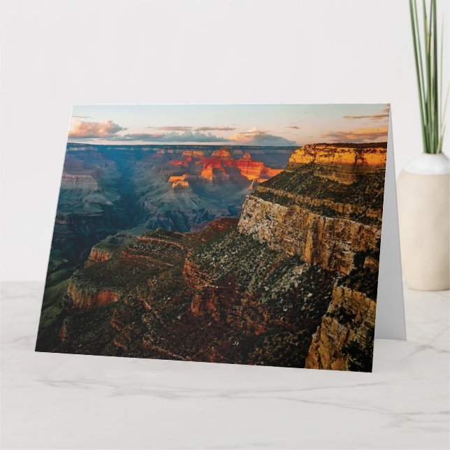 CARTE VUES ET VUES SUR LE GRAND CANYON (Devant)