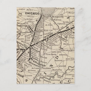 Carte Wabash Railway