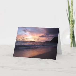 Carte Waimanalo tôt le matin