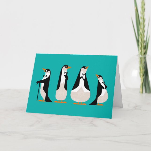 Carte Waiters pingouins (Devant)