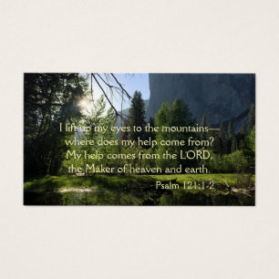 Carte Wallet Psalm du parc national Yosemite