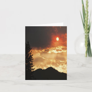 Carte Wallows Fire Sky......