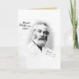 Carte Walt Whitman à Washington D.C. Age 46