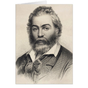 Carte Walt Whitman "Le Bonheur dans cet endroit"