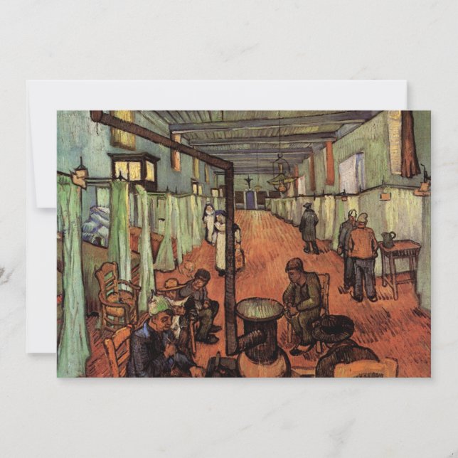 Carte Ward in the Hospital in Arles par Vincent van Gogh (Devant)