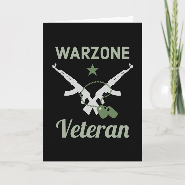 Carte Warzone Vétéran Jeu Verdansk Gamer (Devant)