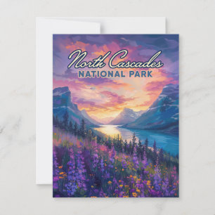 Carte Washington North Cascades National Park