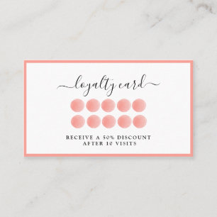 Carte Watercolor Loyalität 10