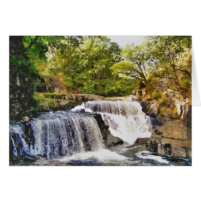 Carte WATERFALL (Devant horizontal)