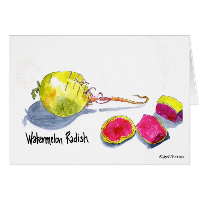 Carte Watermelon Radish (Devant Horizontal)