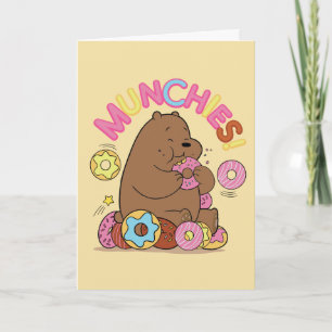 Carte We Bare Bears - Grizz Donut Munchies!