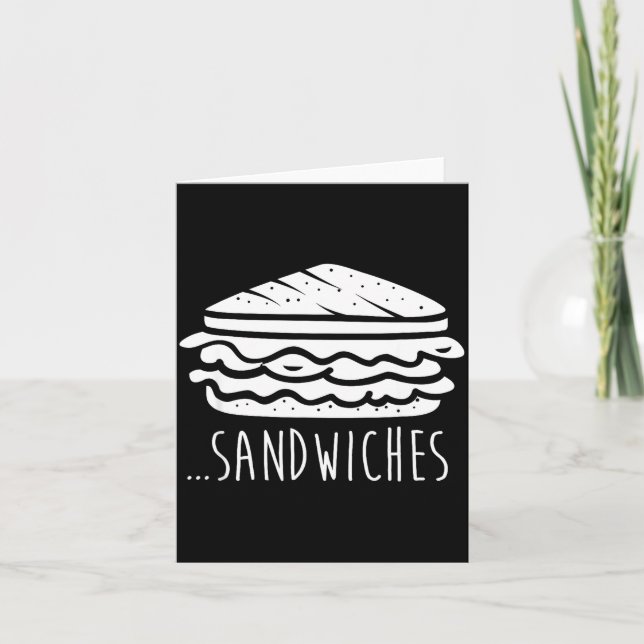 Carte We Finish Each Other's Sandwiches Funny Matching  (Devant)