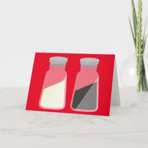 Carte We go together like salt and pepper Greeting Card
