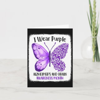 Carte Wear purple alzheimer's and brain awareness month
