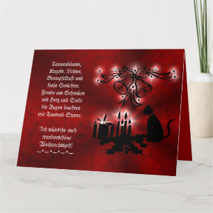 Carte Weihnachtsgedicht Deutsch , Add Your Text