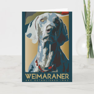 Carte Weimaraner Nation : Weimaraner 1943