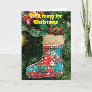 Carte Well hung for Christmas.