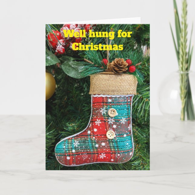 Carte Well hung for Christmas. (Devant)