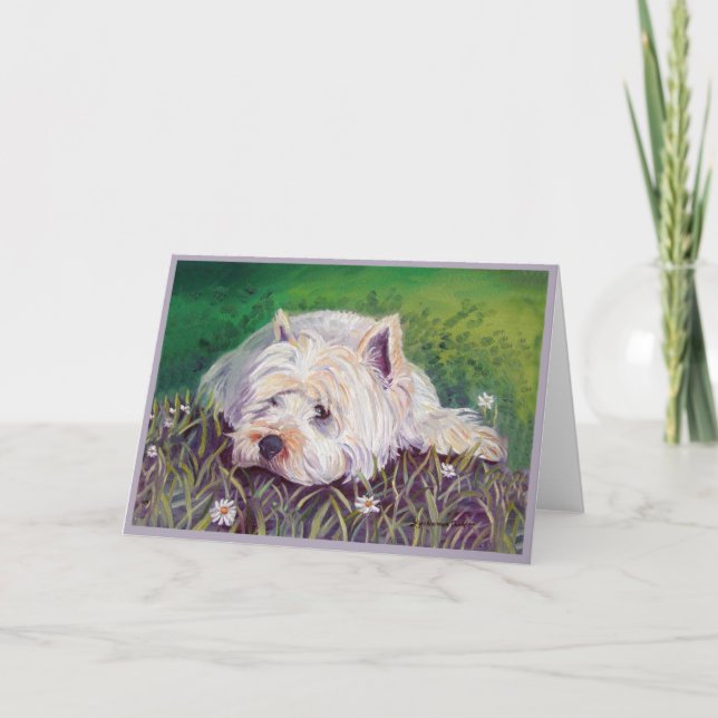 Carte West Highland White Terrier (Devant)