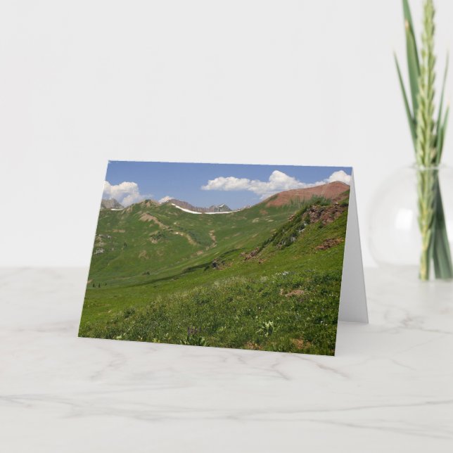 Carte West Maroon en regardant NW (Devant)