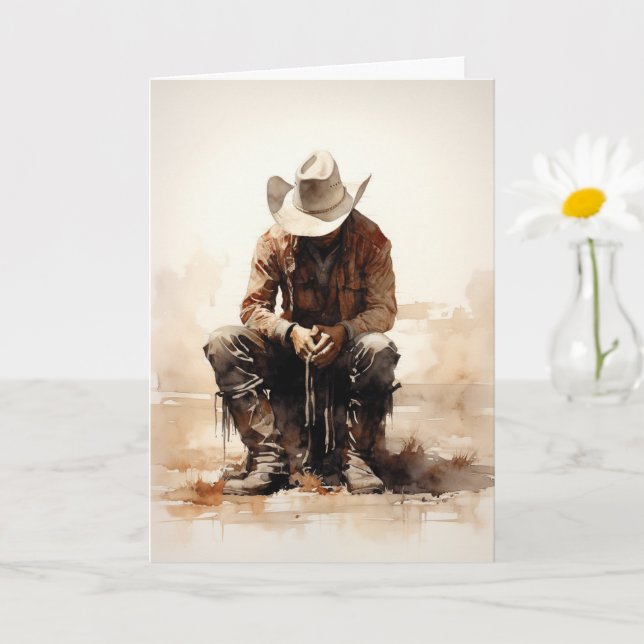 Carte Western Sympathy Card "Lighting Your Path" (Petite plante)