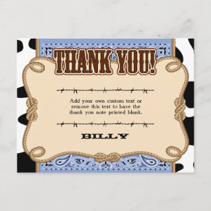 Carte Western Thank You