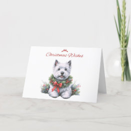 Carte Westie Christmas Wives