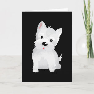 Carte Westie Head
