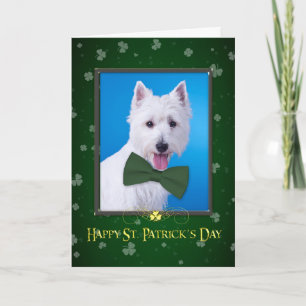 Carte Westie St. Patrick's Day Card