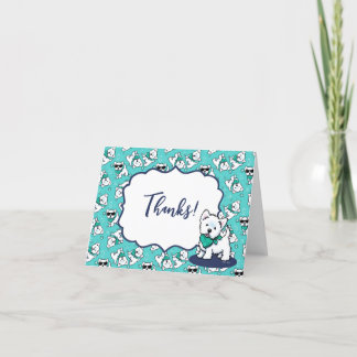 Carte Westie Thank You