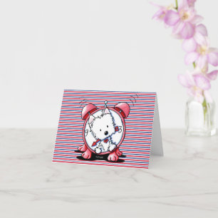 Carte Westie Time KiniArt