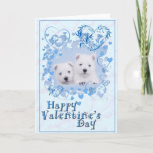 Carte Westie Valentine