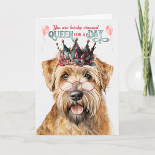 Carte Wheaten Terrier Dog Queen Day Fundy Anniversaire